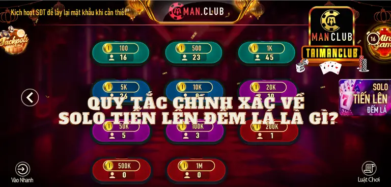 Quy tắc chính xác về Solo tiến lên đếm lá là gì?