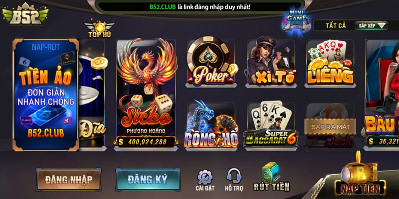 Đánh bài B52Club là chuyên mục hot nhất tại cổng game